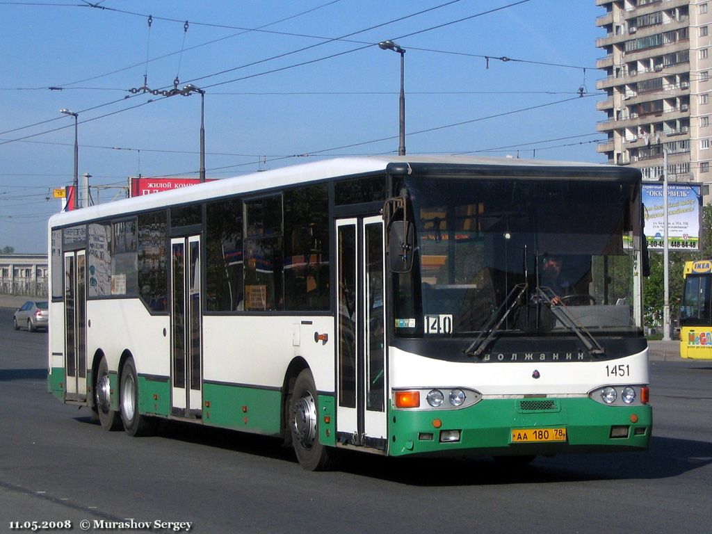 Санкт-Петербург, Волжанин-6270.00 № 1451