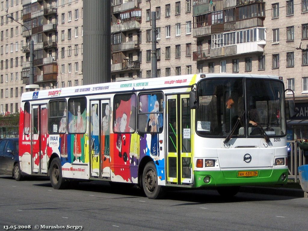 Sankt Petersburg, LiAZ-5256.25 Nr. 3205