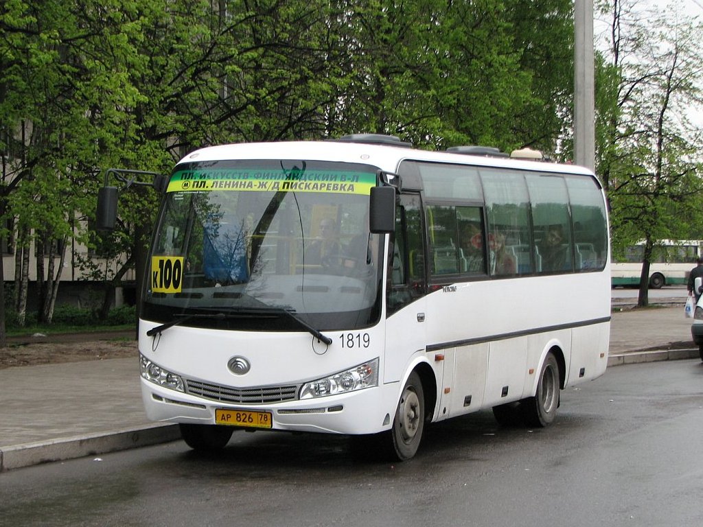 Санкт-Петербург, Yutong ZK6737D № 1819