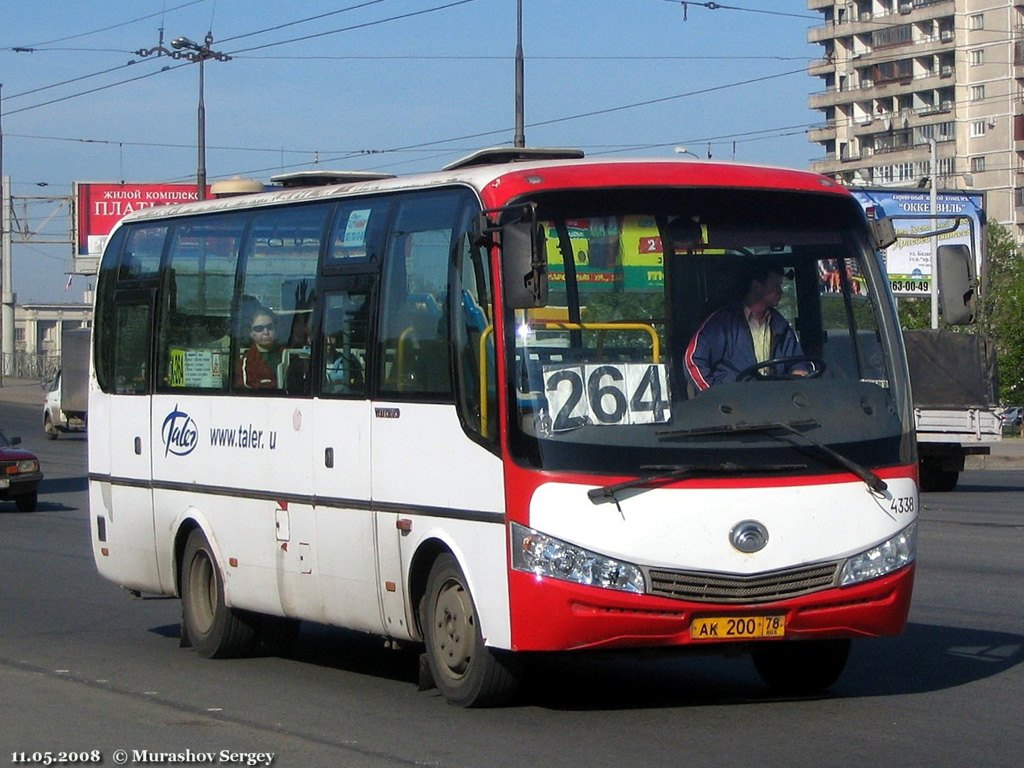 Санкт-Петербург, Yutong ZK6737D № n338