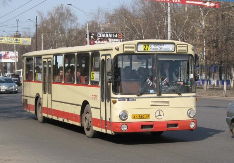 Voronezh region, Mercedes-Benz O307 Nr. АУ 960 36