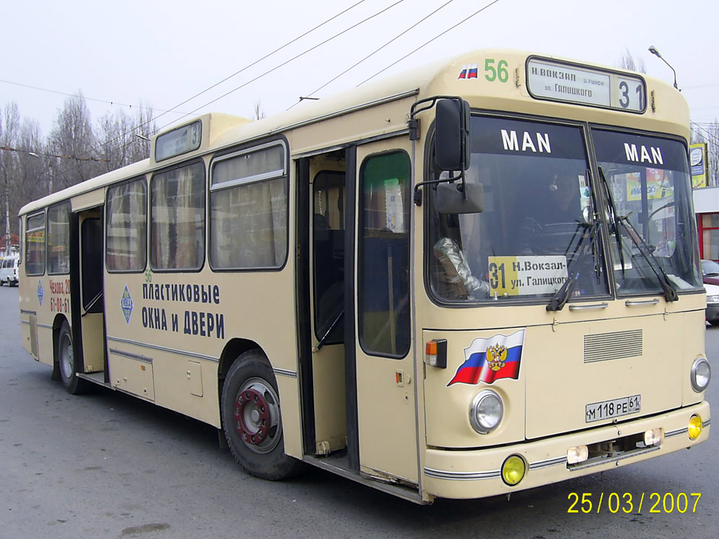 Ростовская область, MAN 192 SL200 № 56