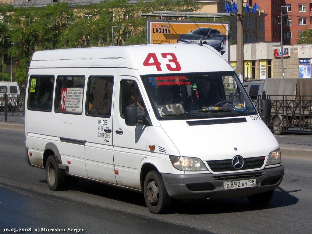 Санкт-Петербург, Mercedes-Benz Sprinter W904 408CDI № 13097