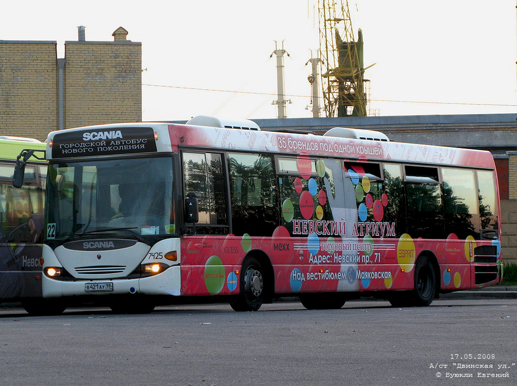 Санкт-Петербург, Scania OmniLink I (Скания-Питер) № 7425