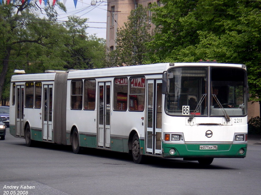 Санкт-Петербург, ЛиАЗ-6212.00 № 2211