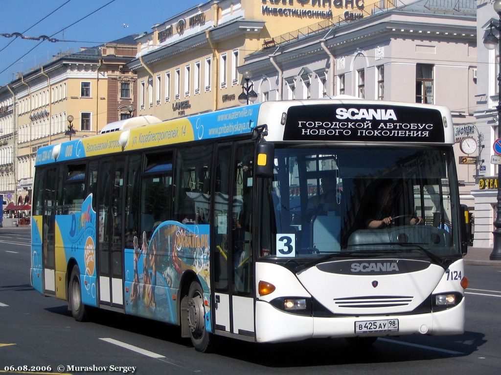 Санкт-Петербург, Scania OmniLink I (Скания-Питер) № 7124