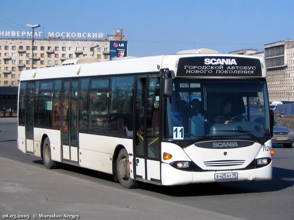 Санкт-Петербург, Scania OmniLink I (Скания-Питер) № 7124