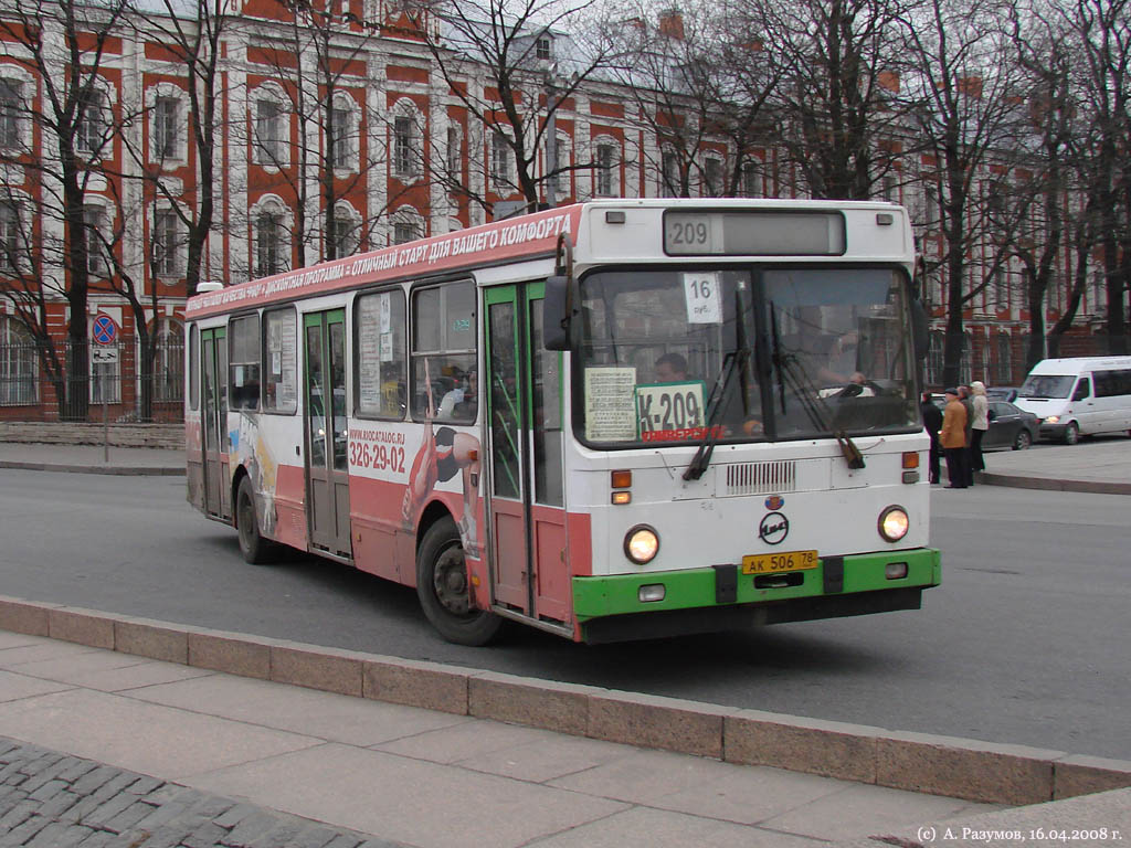 Санкт-Петербург, ЛиАЗ-5256.25 № АК 506 78