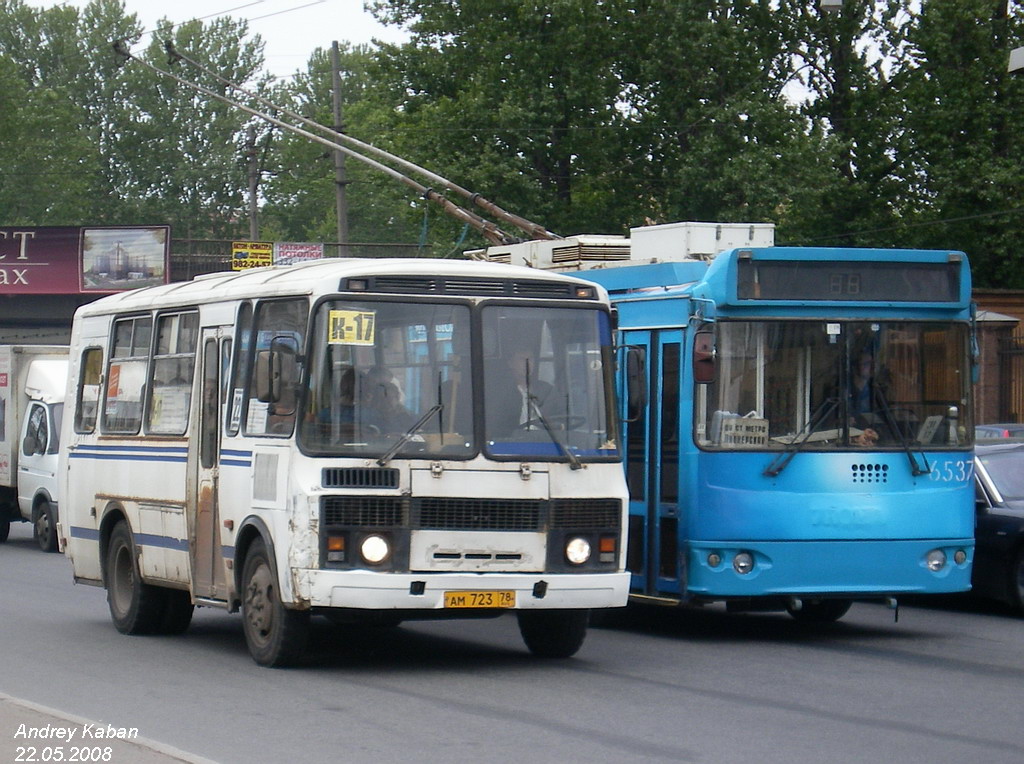 Санкт-Петербург, ПАЗ-32053 № АМ 723 78