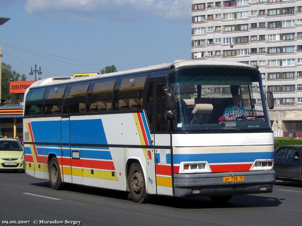 Санкт-Петербург, Neoplan N216H Jetliner № АР 738 78