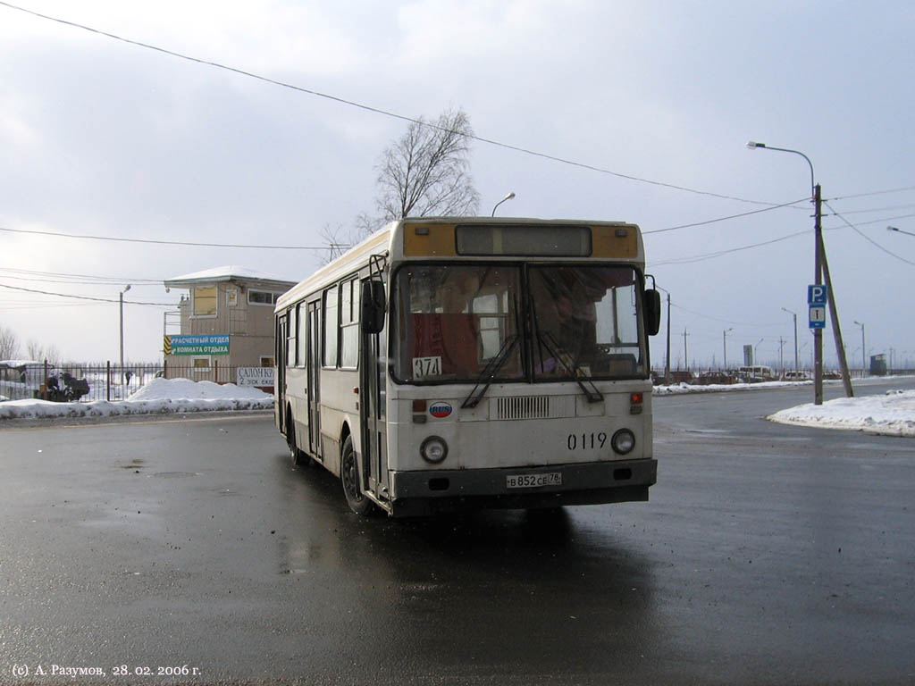 Санкт-Петербург, ЛиАЗ-5256.00 № 0119