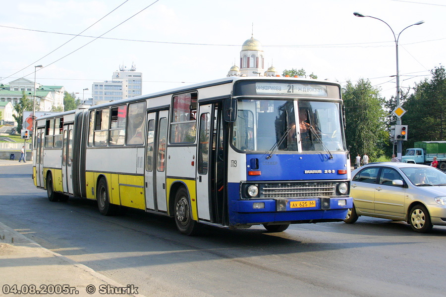 Свердловская область, Ikarus 283.10 № 1719