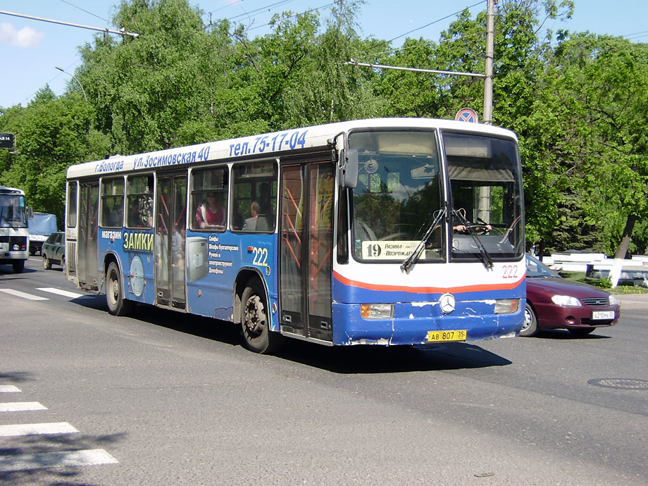 Вологодская область, Mercedes-Benz O345 № 222