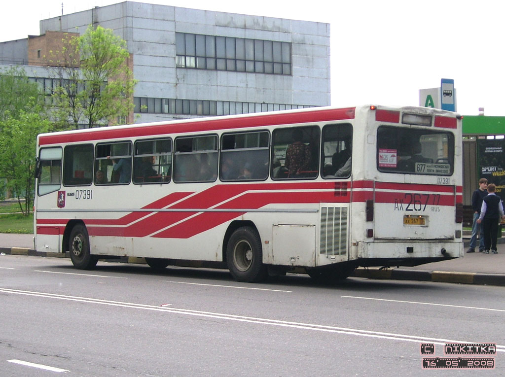 Москва, Mercedes-Benz O325 № 07391