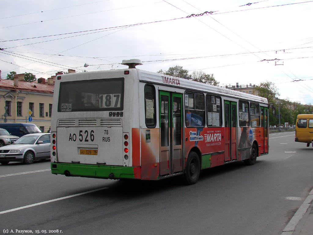 Санкт-Петербург, ЛиАЗ-5256.25 № АО 526 78