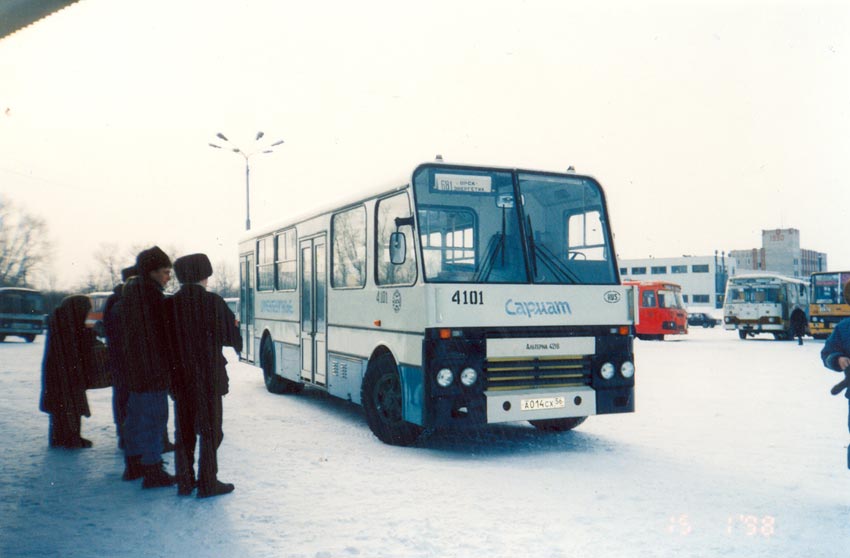 Оренбургская область, Альтерна-4216 (ОЗТП) № 4101; Оренбургская область, ЛиАЗ-677М № 1216; Оренбургская область, Ikarus 260 № 1132