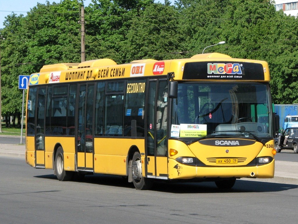 Санкт-Петербург, Scania OmniLink I (Скания-Питер) № 3340