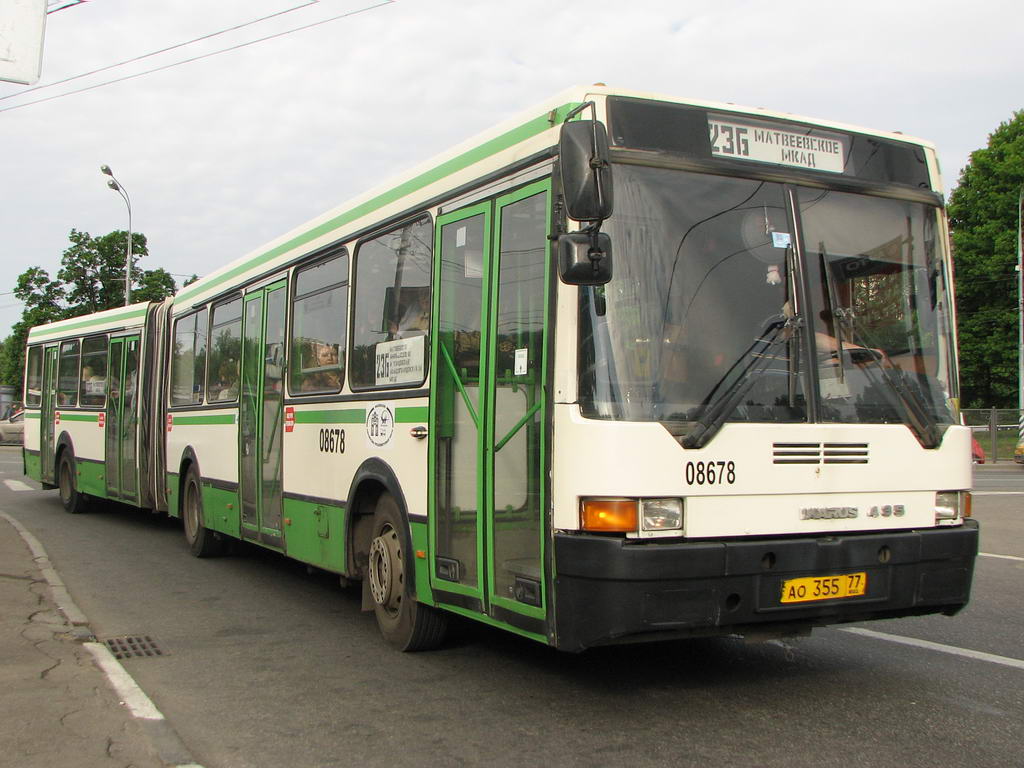 Москва, Ikarus 435.17 № 08678