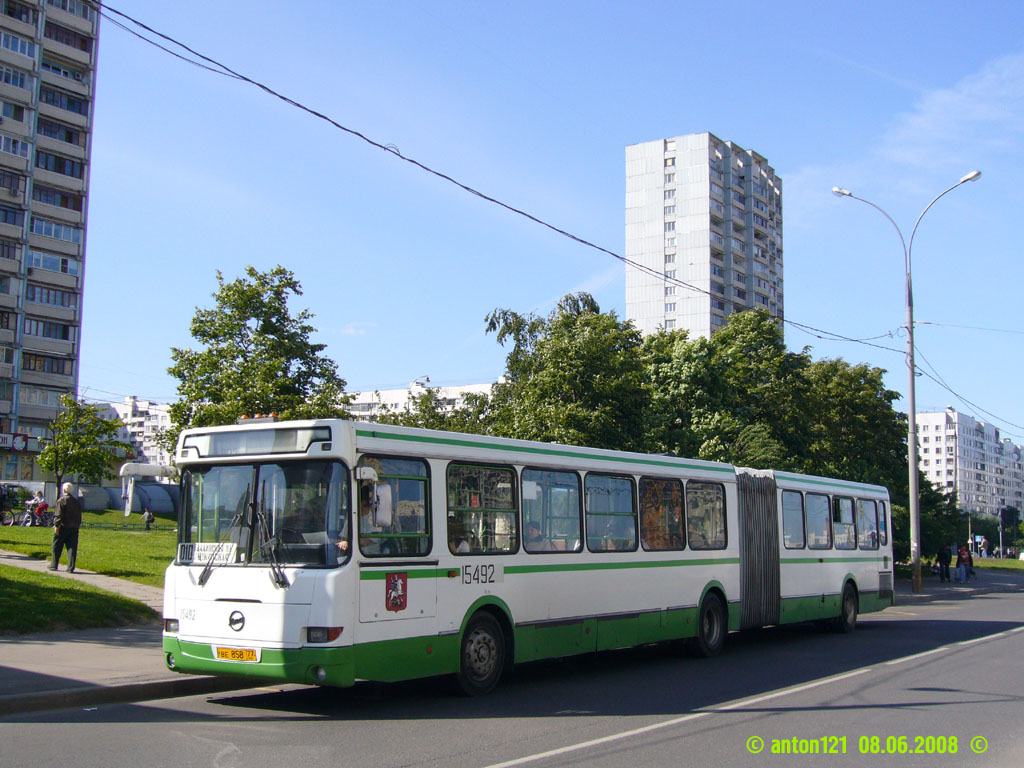 Москва, ЛиАЗ-6212.01 № 15492