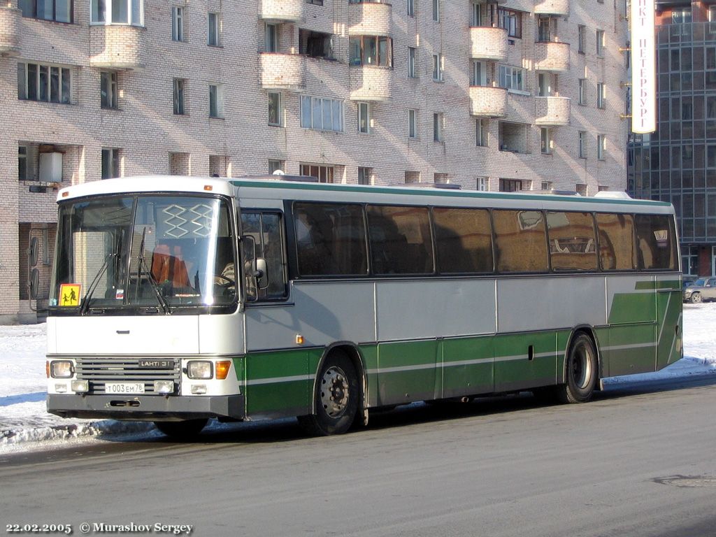 Санкт-Петербург, Lahti 31 № Т 003 ЕМ 78