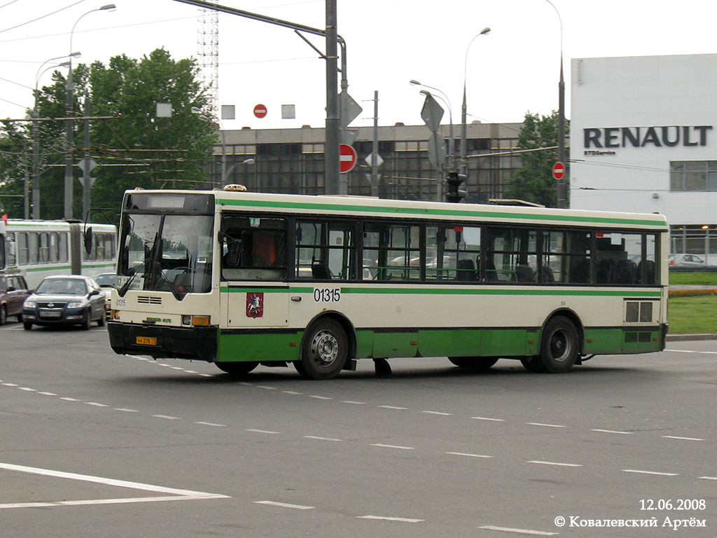 Москва, Ikarus 415.33 № 01315