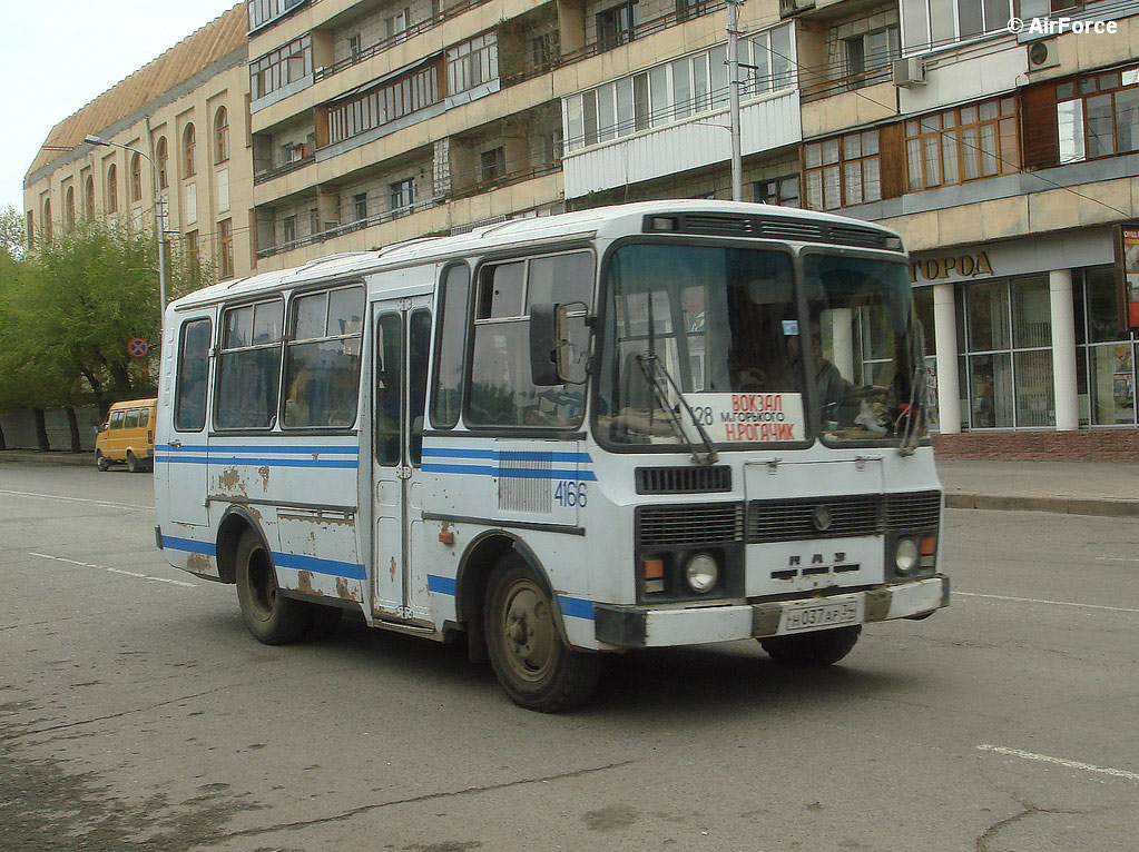 Волгоградская область, ПАЗ-3205 (00) № 4166