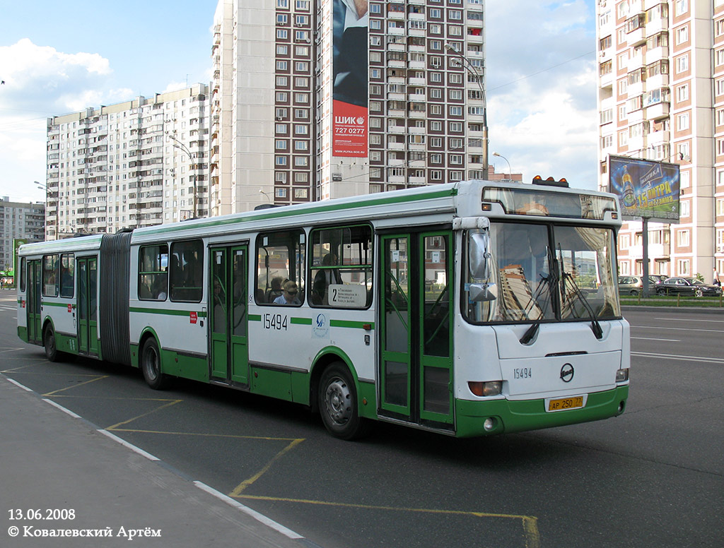 Москва, ЛиАЗ-6212.01 № 15494