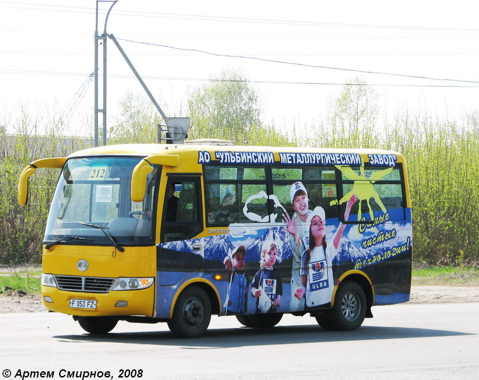 Восточно-Казахстанская область, Yutong ZK6608D № F 053 FZ