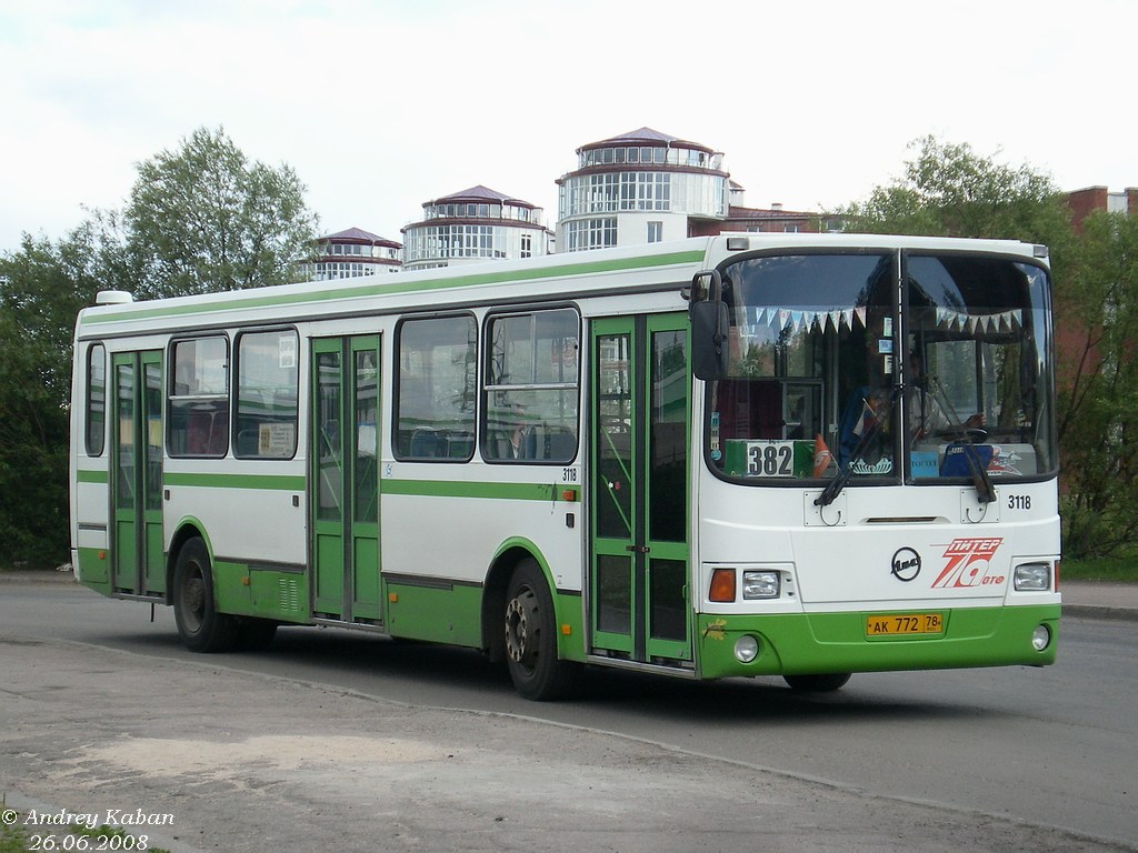 Санкт-Петербург, ЛиАЗ-5256.25 № 3118