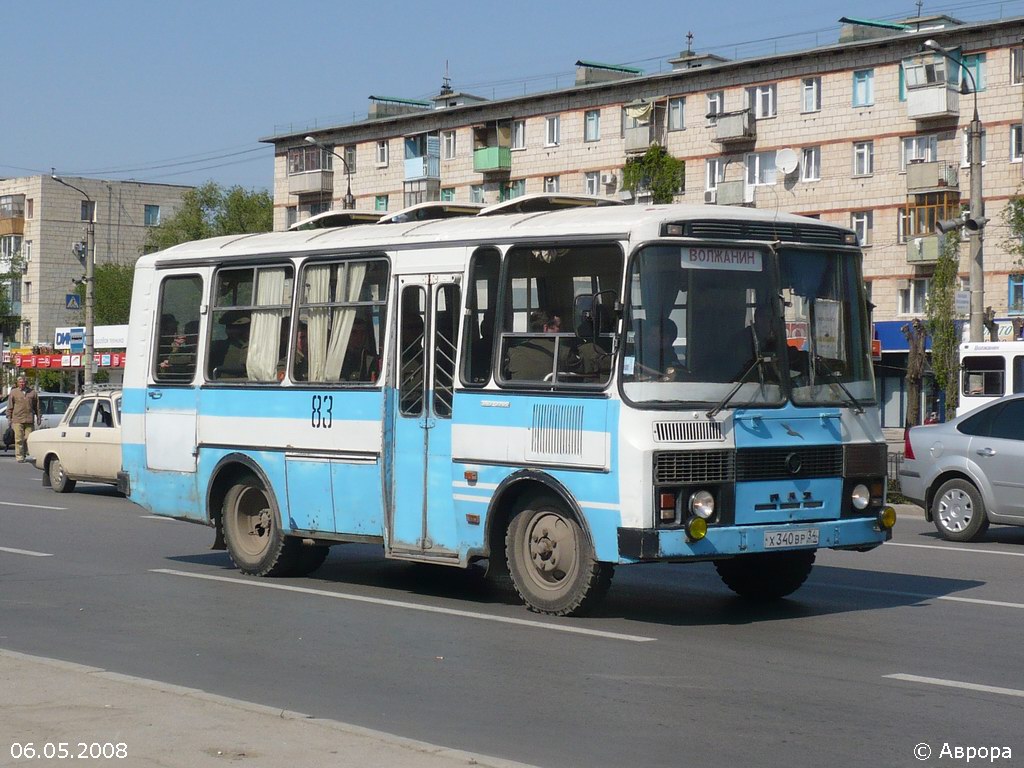 Волгоградская область, ПАЗ-3205 (00) № 83