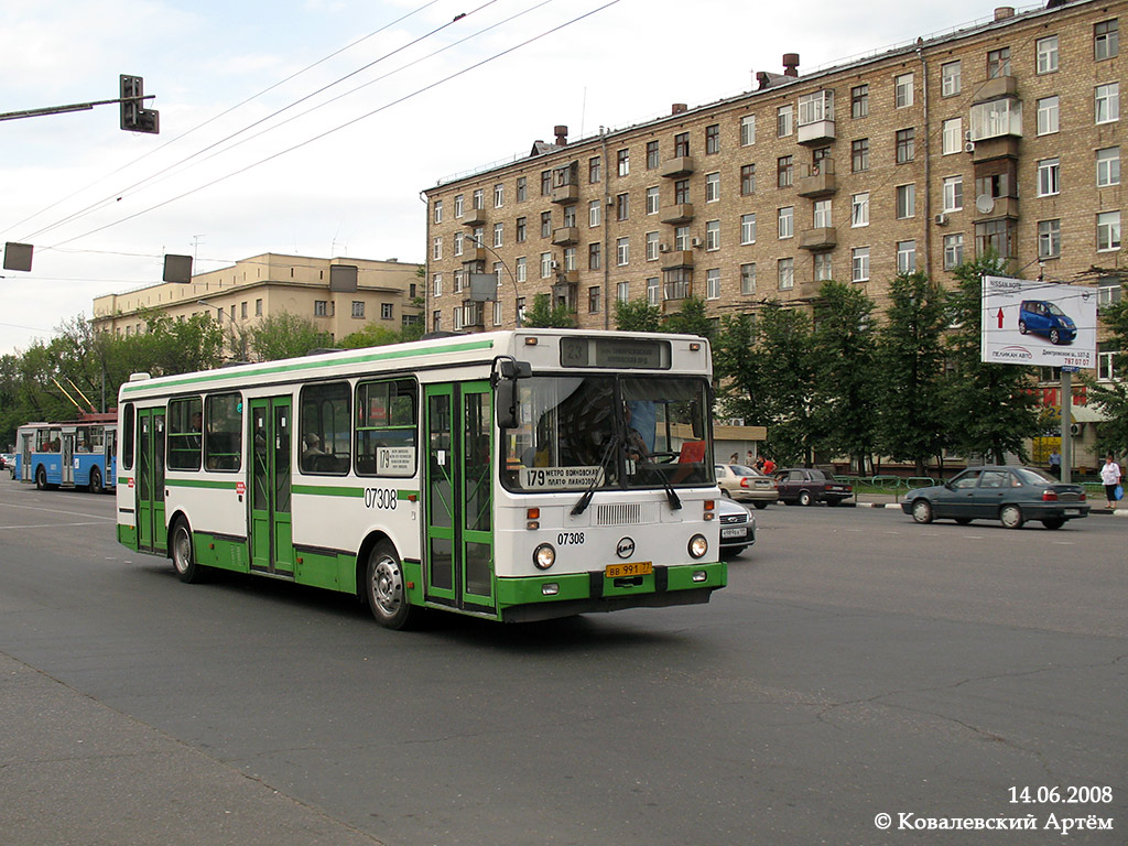 Москва, ЛиАЗ-5256.25 № 07308