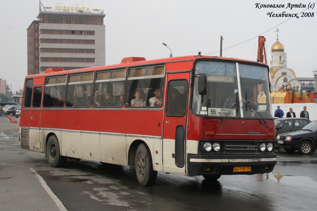 Челябинская область, Ikarus 256.75 № АН 119 74