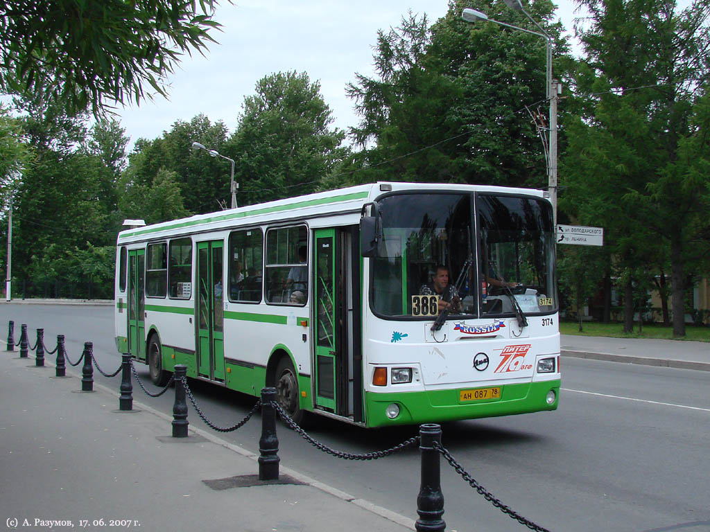 Санкт-Петербург, ЛиАЗ-5256.26 № 3174