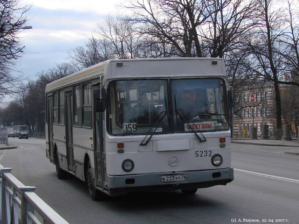 Санкт-Петербург, ЛиАЗ-5256.00 № 5232