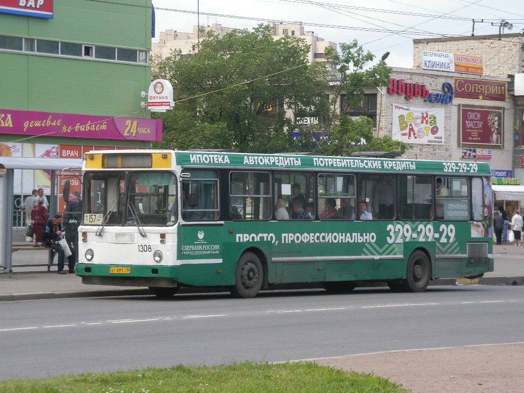 Санкт-Петербург, ЛиАЗ-5256.25 № 1308