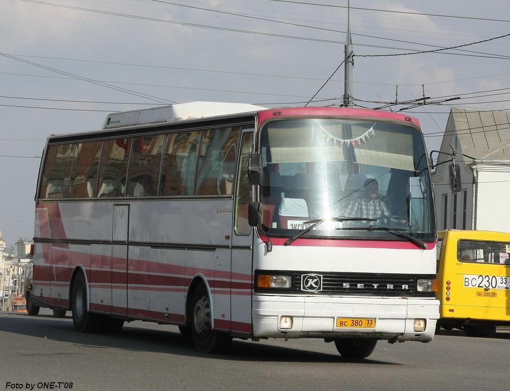 Vladimir region, Setra S215HD № ВС 380 33