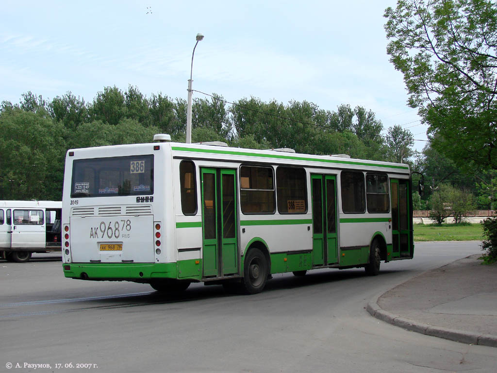 Санкт-Петербург, ЛиАЗ-5256.25 № 3049