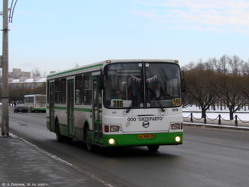 Санкт-Петербург, ЛиАЗ-5256.25 № 3049