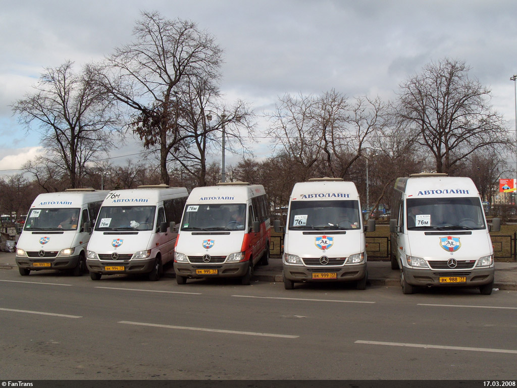 Москва, Самотлор-НН-323770 (MB Sprinter 411CDI) № ВК 995 77; Москва, Самотлор-НН-323770 (MB Sprinter 411CDI) № ВК 999 77; Москва, Самотлор-НН-323770 (MB Sprinter 411CDI) № ВК 988 77