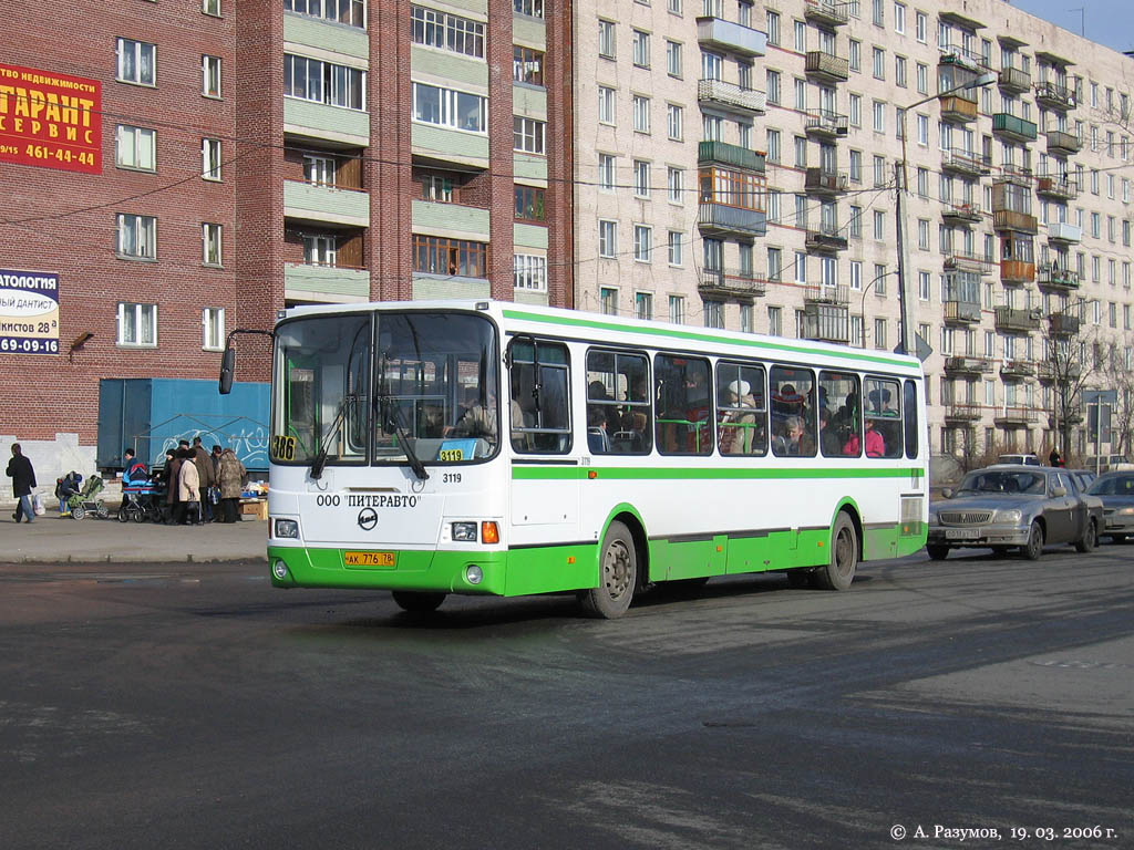 Санкт-Петербург, ЛиАЗ-5256.25 № 3119