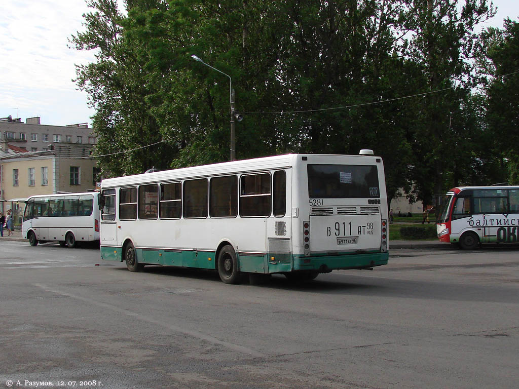 Санкт-Петербург, ЛиАЗ-5256.25 № 5281