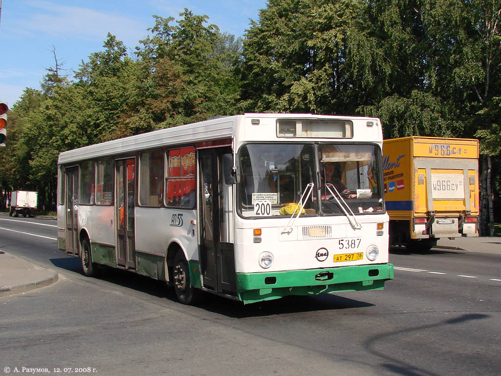 Санкт-Петербург, ЛиАЗ-5256.25 № 5387