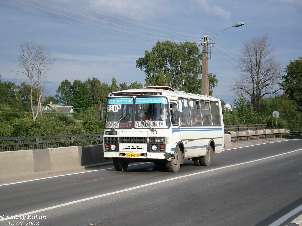 Санкт-Петербург, ПАЗ-32053 № 7512