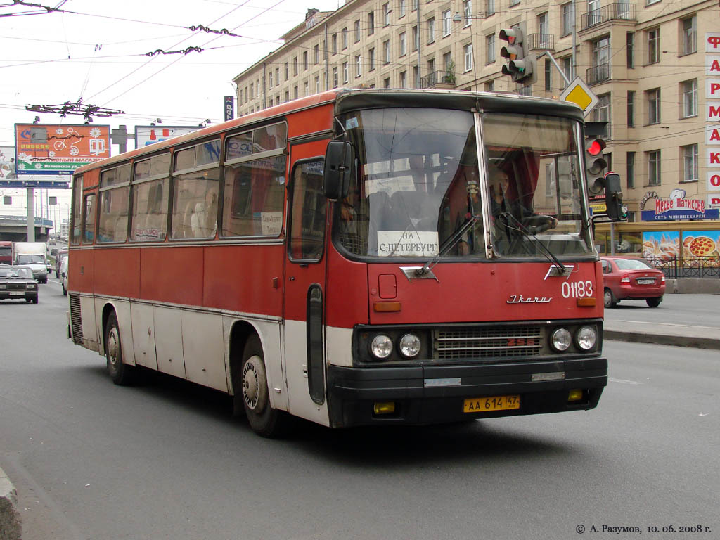 Ленинградская область, Ikarus 256.74 № 01183