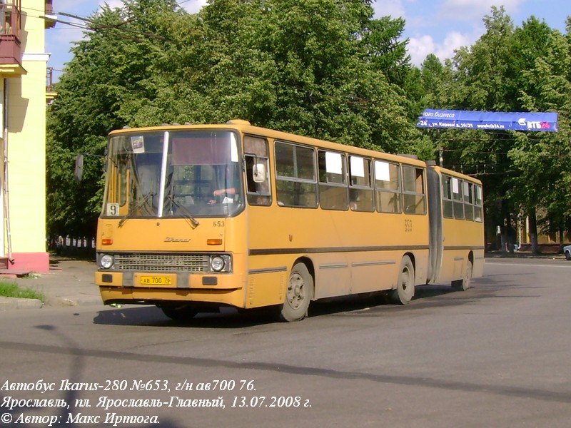 Jaroszlavli terület, Ikarus 280.33 sz.: 653