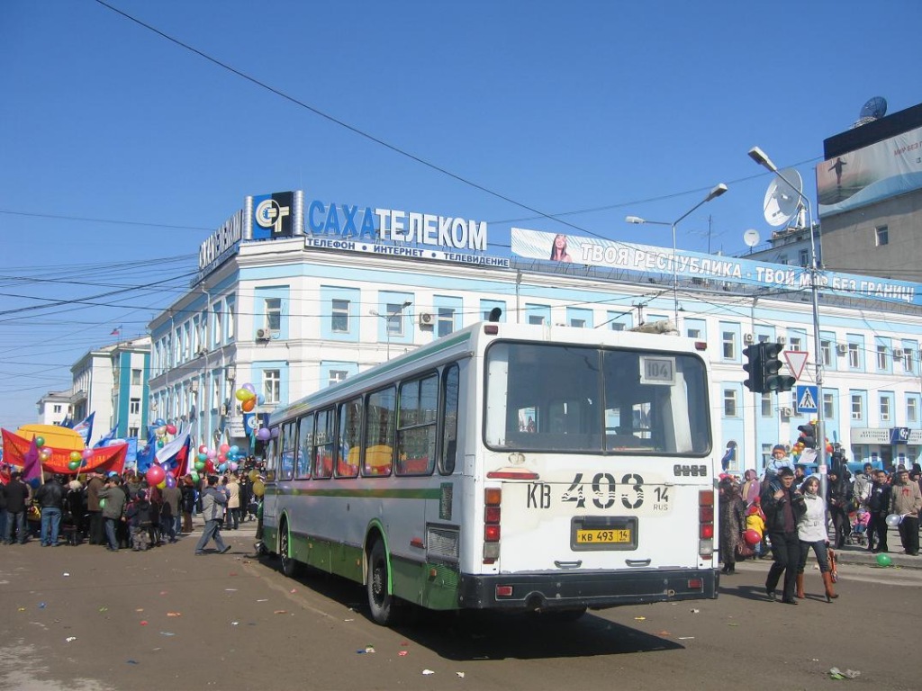 Саха (Якутия), ЛиАЗ-5256.25 № КВ 493 14