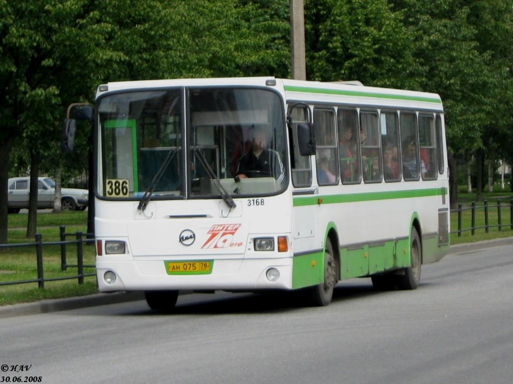 Санкт-Петербург, ЛиАЗ-5256.26 № 3168