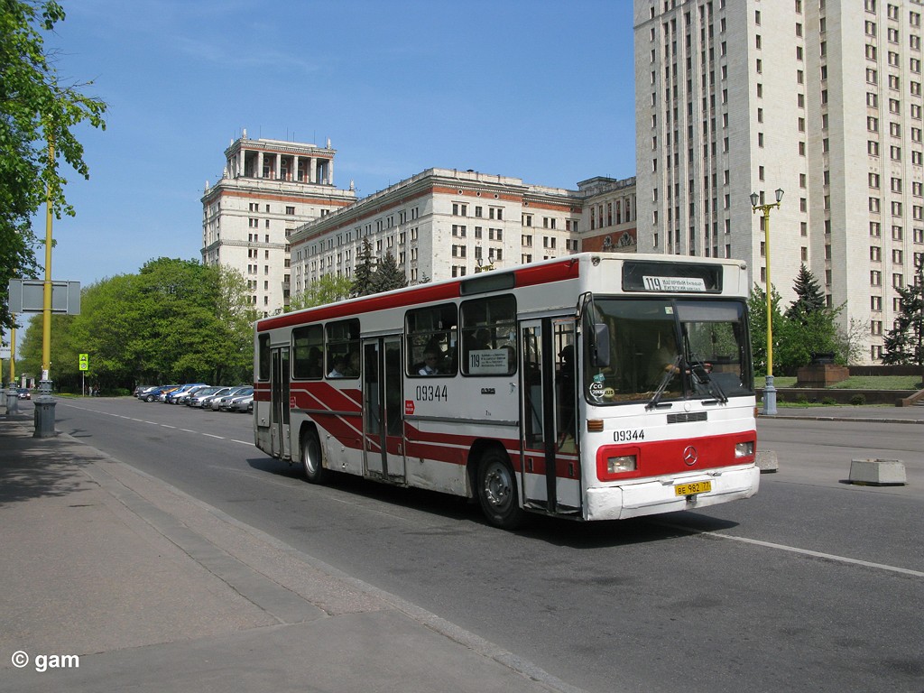 Москва, Mercedes-Benz O325 № 09344