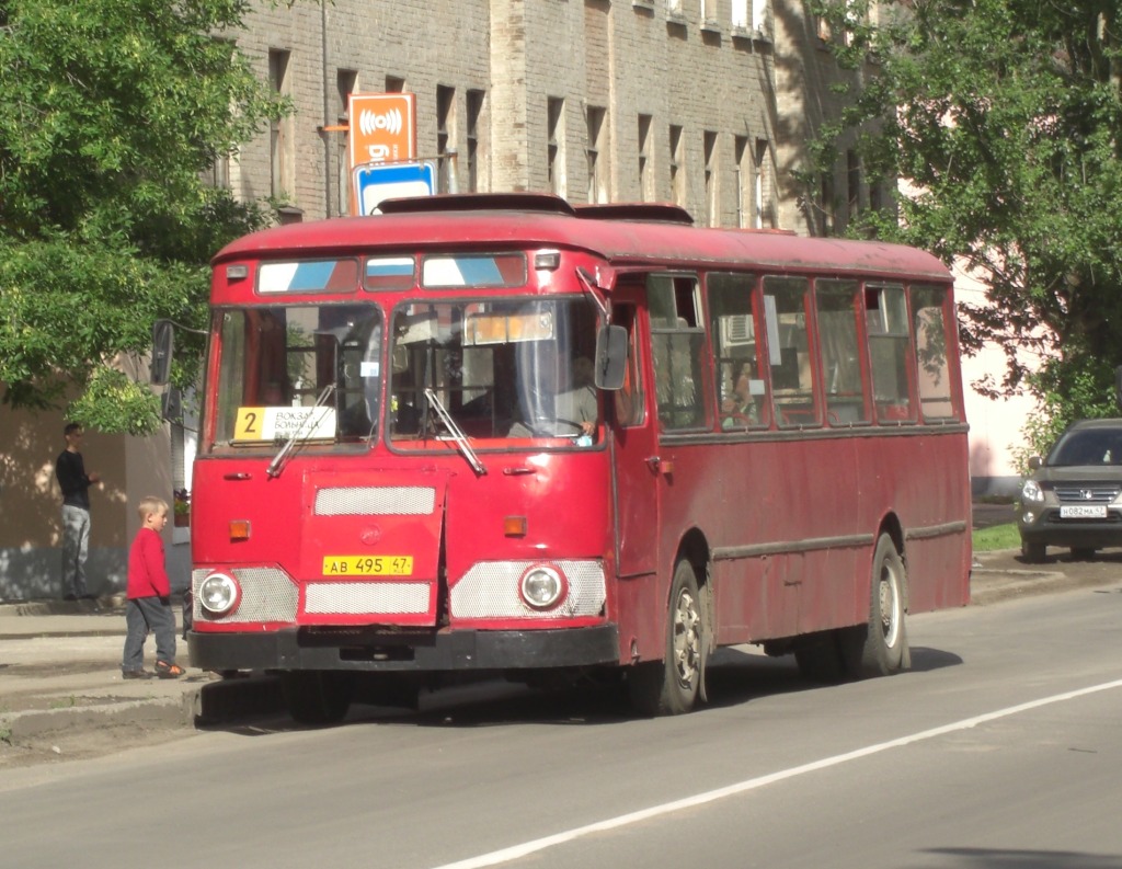 Obwód leningradzki, LiAZ-677M (BARZ) Nr АВ 495 47