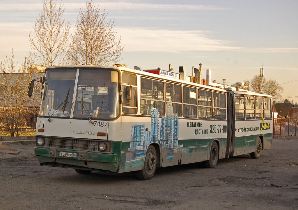 Санкт-Петербург, Ikarus 280.33O № 7487